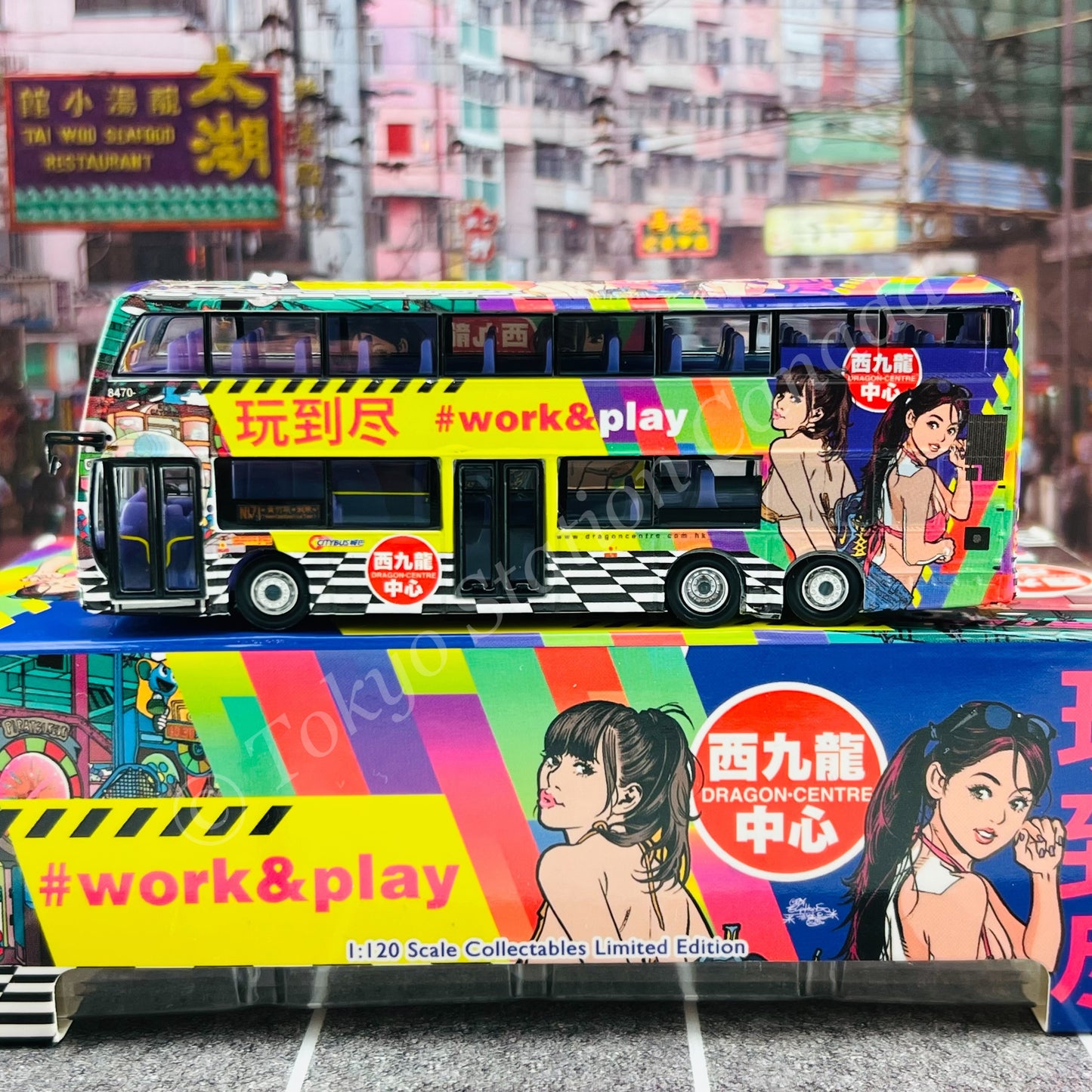 Model 1 1/120 Citybus ADL ENVIRO500 MMC 12m (Dragon Centre 西九龍中心) S33603 - 8470 TD1189 @ 鴨脷洲 N171 (玩到盡)