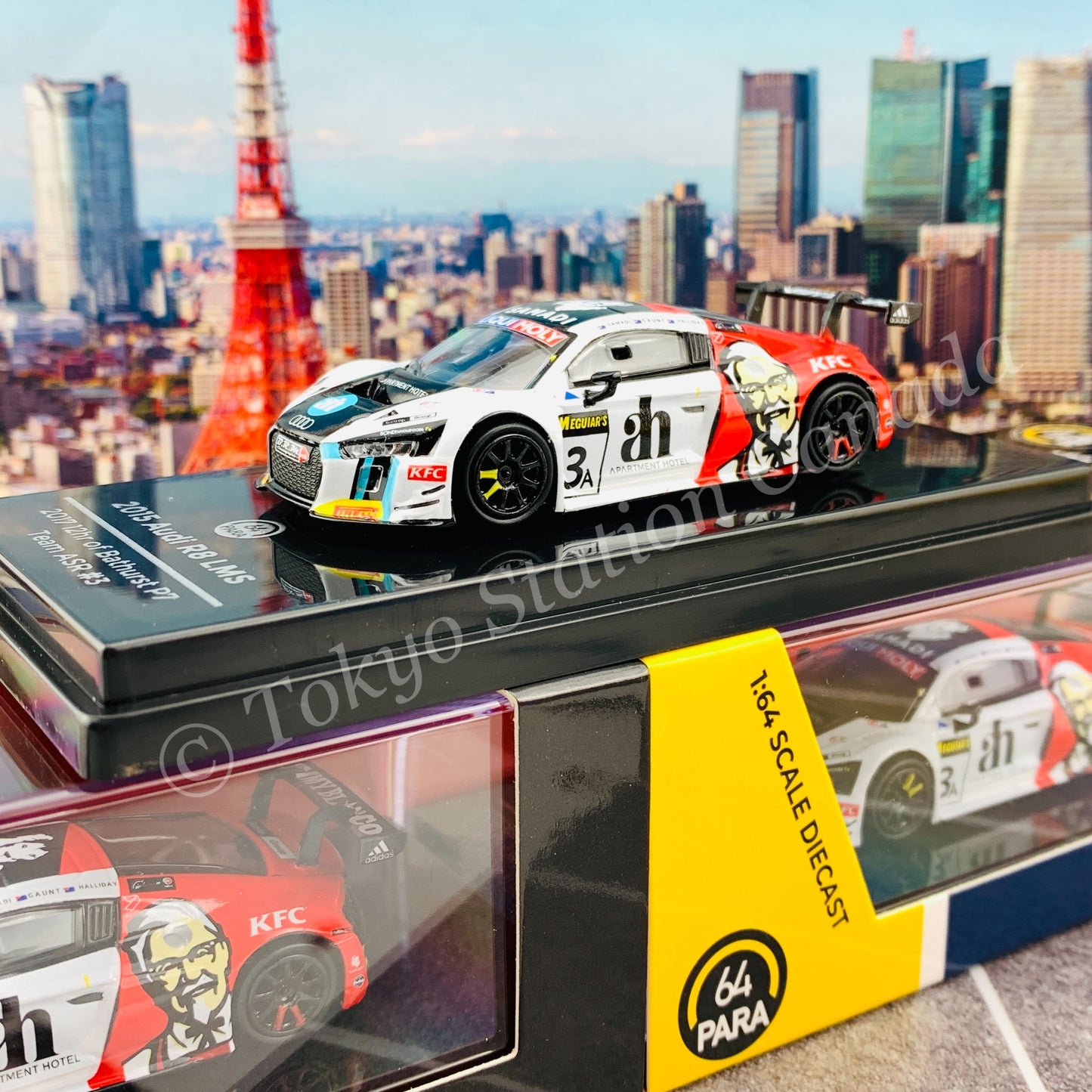 PARA64 1/64 Audi R8LMS 2015 - 2017 12hr Bathurst Team ASR #3A LHD PA-55275