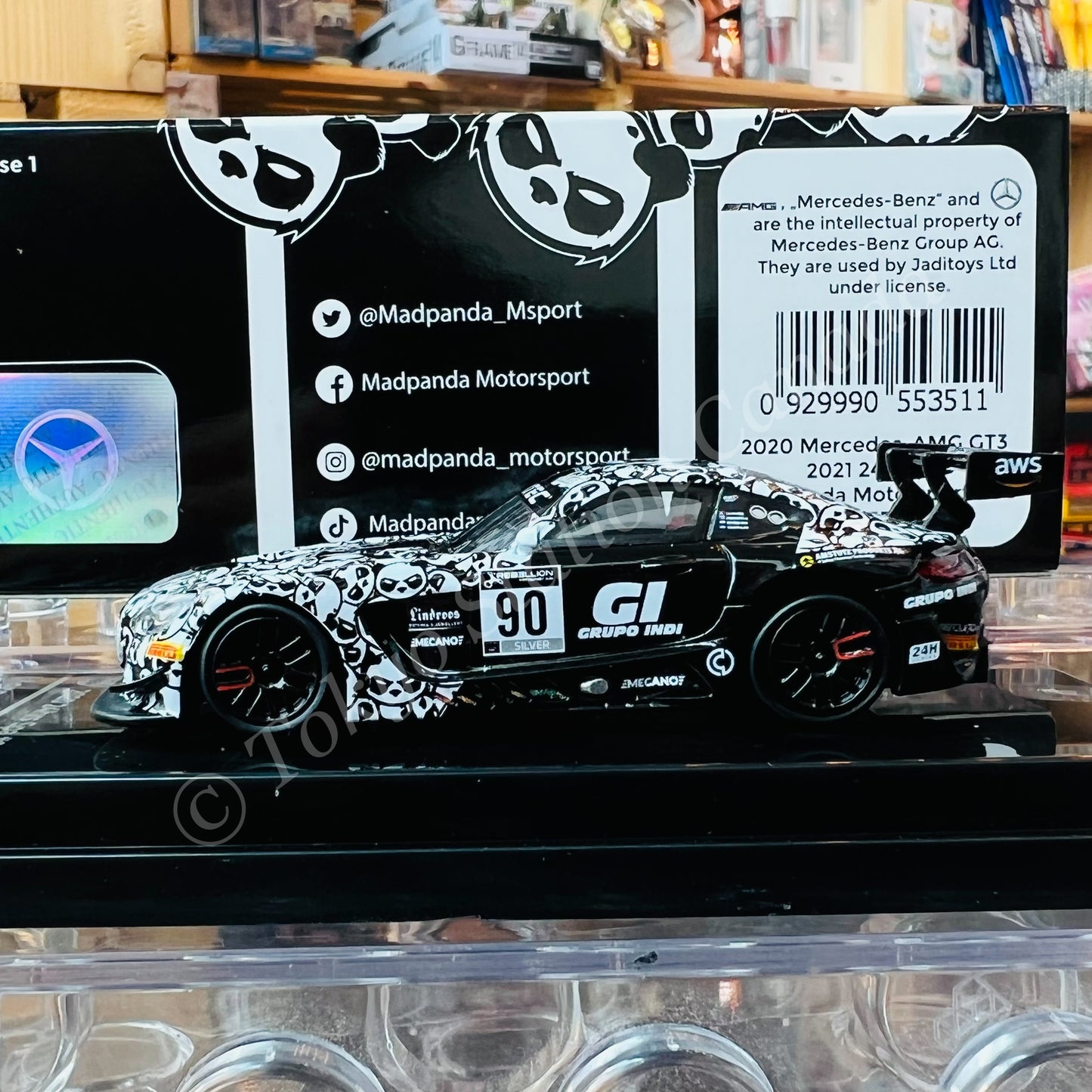 PARA64 1/64 Mercedes-AMG GT3 Evo 2021 24H Spa Madpanda Motorsport #90 LHD PA-55351