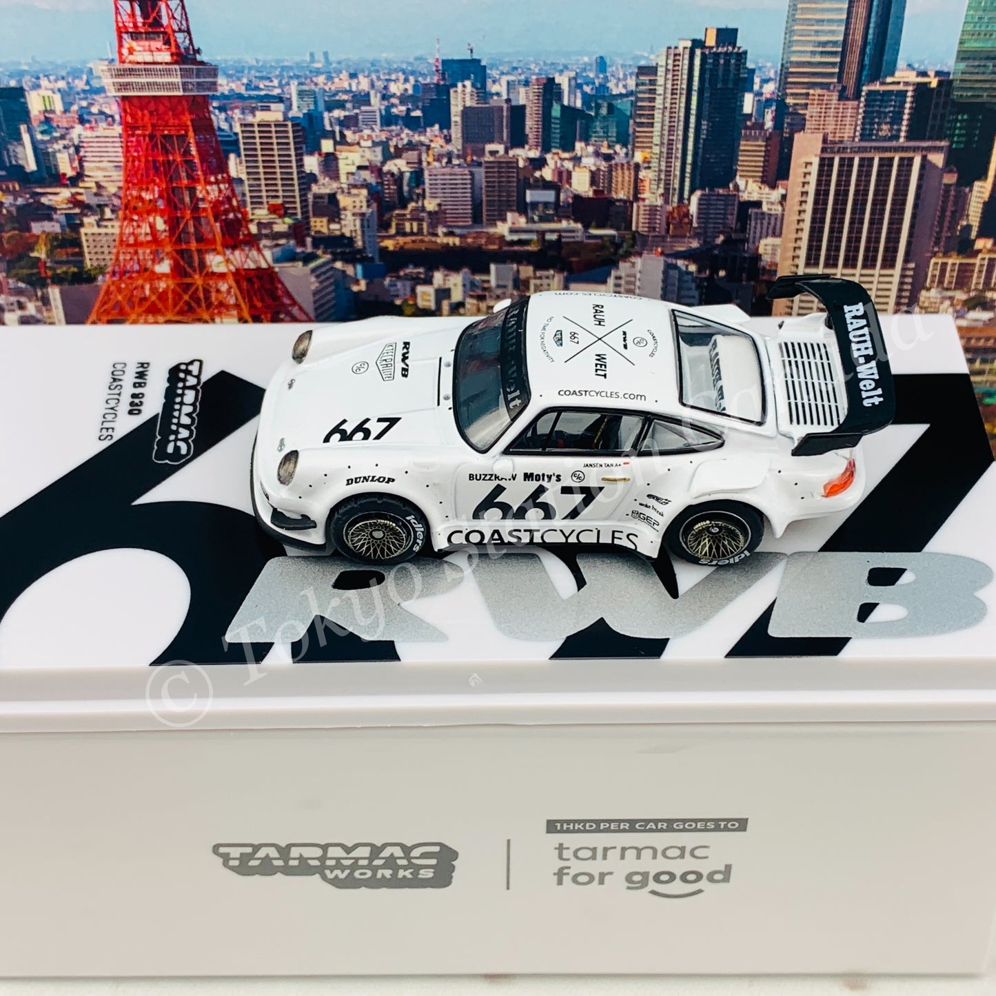 Tarmac Works 1/64 RWB 930 Coastcycles T64-015-CC
