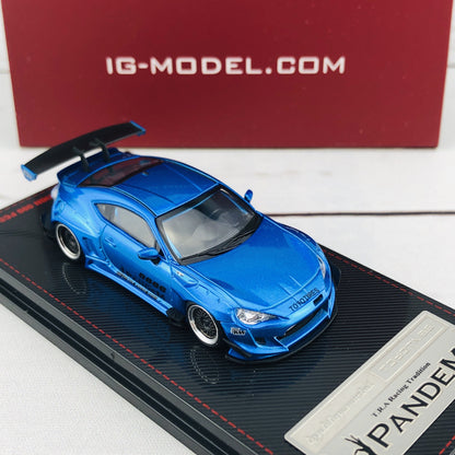 Ignition Model 1/64 Pandem Toyota 86 V3 Blue Metallic 1403