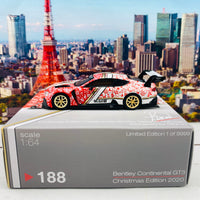 MINI GT 1/64 Bentley Continental GT3 Christmas Edition 2020 (RHD) MGT00188-R