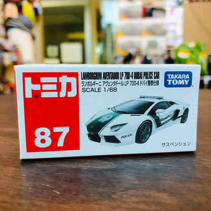 Tomica 87 Lamborghini Aventador LP 700-4 Dubai Police Car