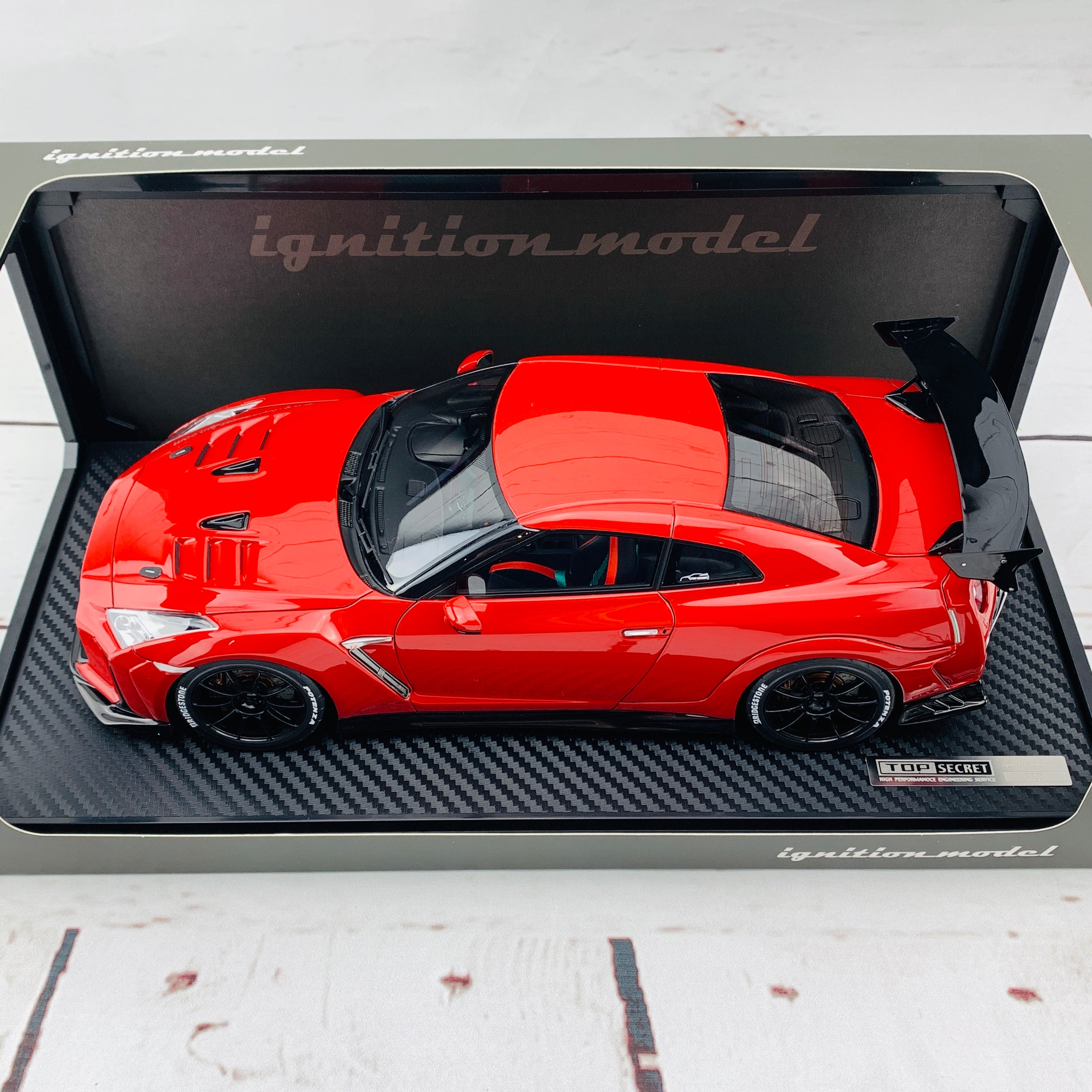 Ignition Model 1/18 TOP SECRET Nissan GTR R35 Red IG1536 – Tokyo