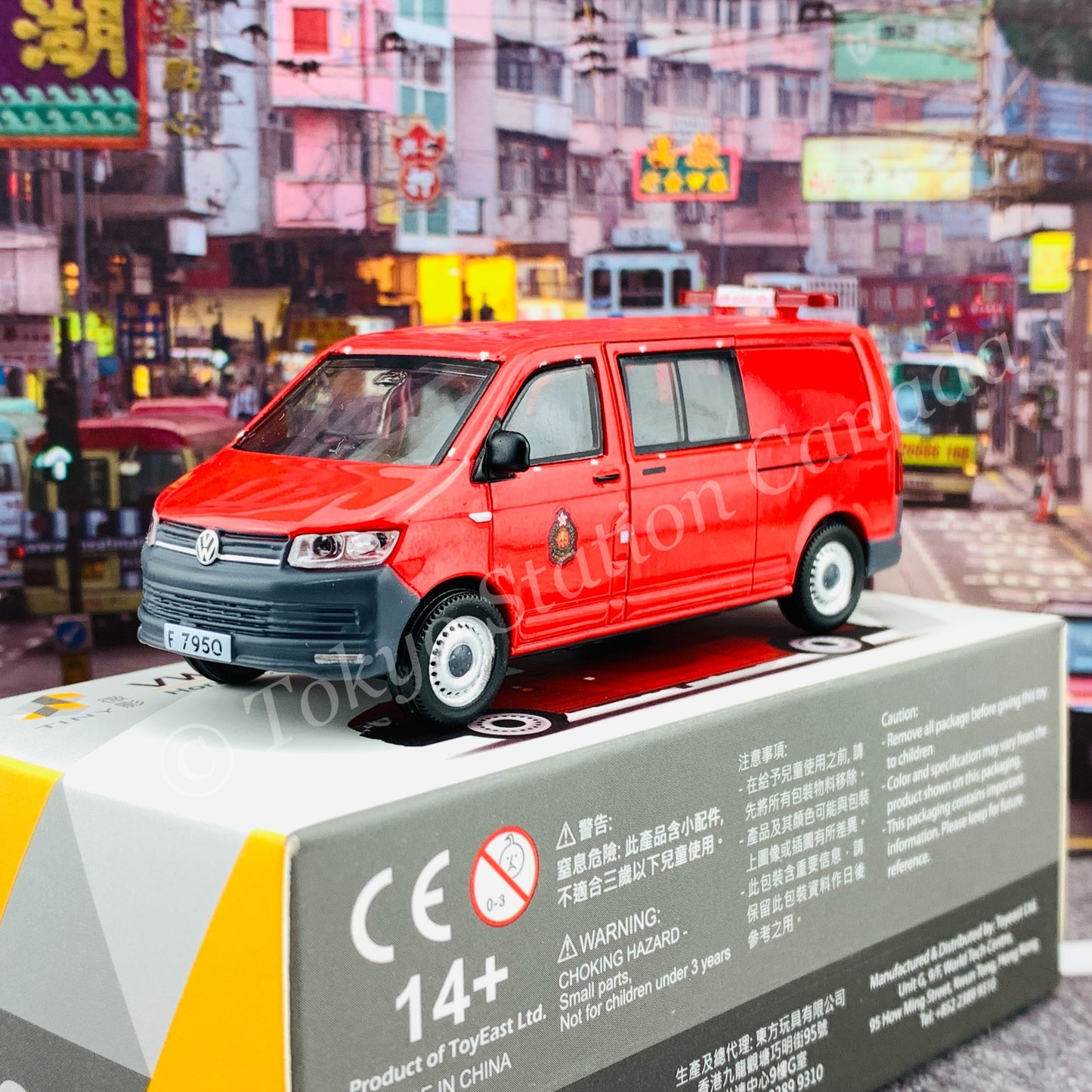 TINY 微影 59 Volkswagen T6 Transporter Hong Kong FSD 香港消防 ATC65263