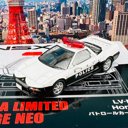 TOMYTEC Tomica Limited Vintage NEO 1/64 Honda NSX Patrol Car LV-N248a
