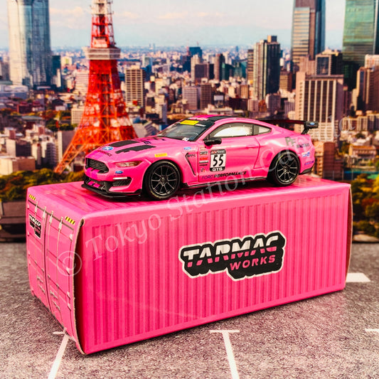 Tarmac Works 1/64 Global64 Ford Mustang GT4 Pirelli World Challenge 2018 T64G-011-PWC