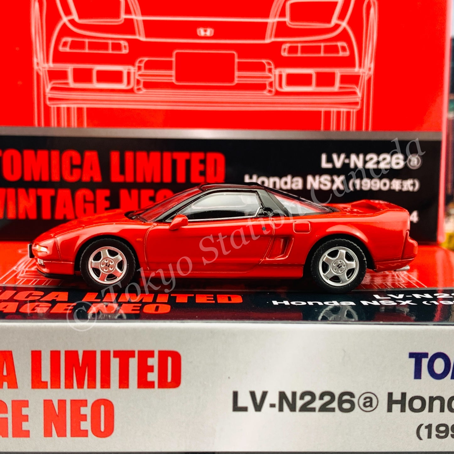 Tomytec Limited Vintage Neo 1/64 Honda NSX RED LV-N226a