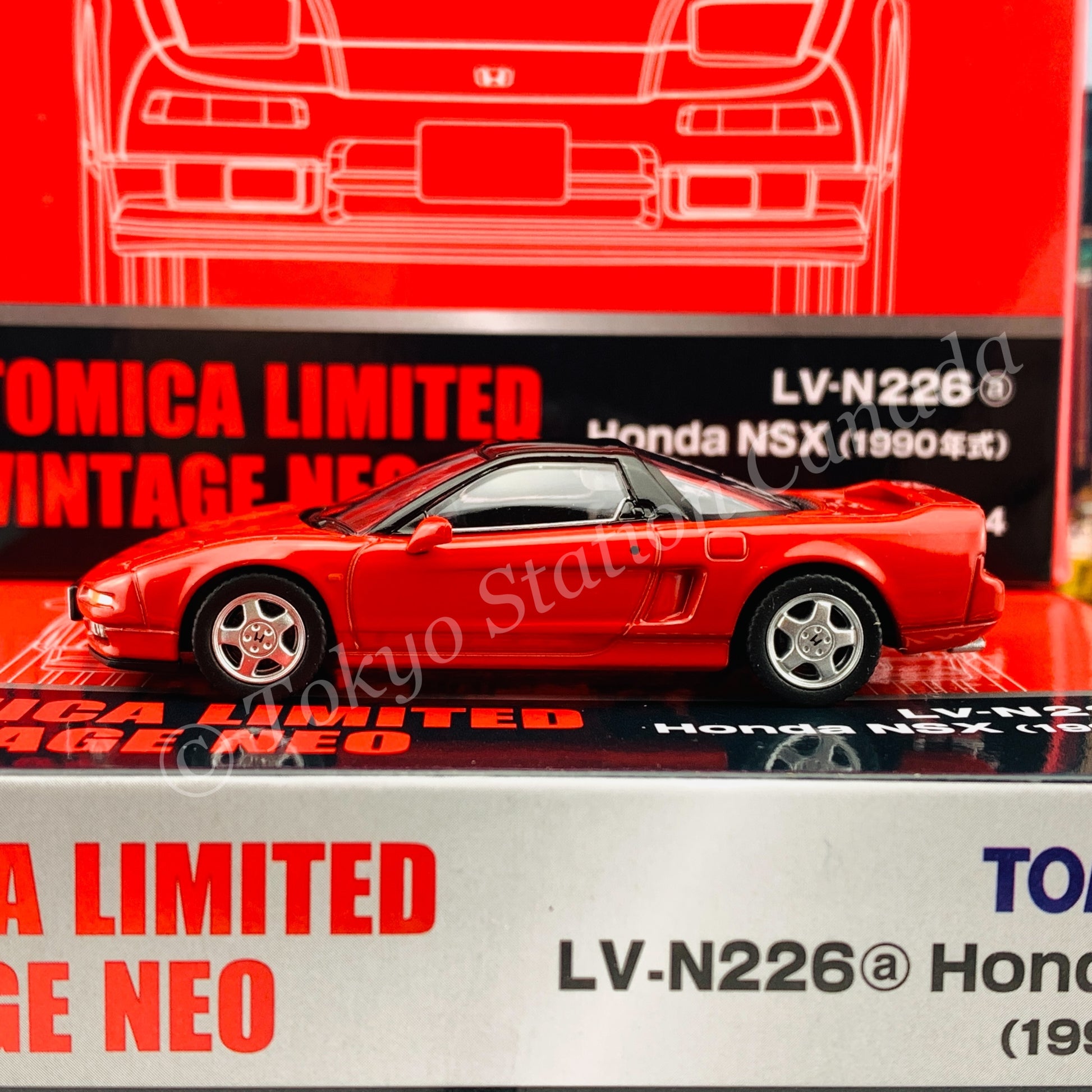 Tomytec Limited Vintage Neo 1/64 Honda NSX RED LV-N226a