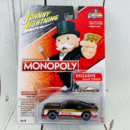 JOHNNY LIGHTNING 1/64 MONOPOLY 1975 Ford Mustang Cobra II Racer 849398055007