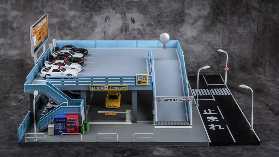 Two Level Parking 1/64 Diorama