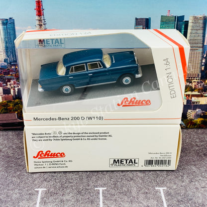 Schuco1/64 Mercedes Benz 200 D Dark Green 452022200