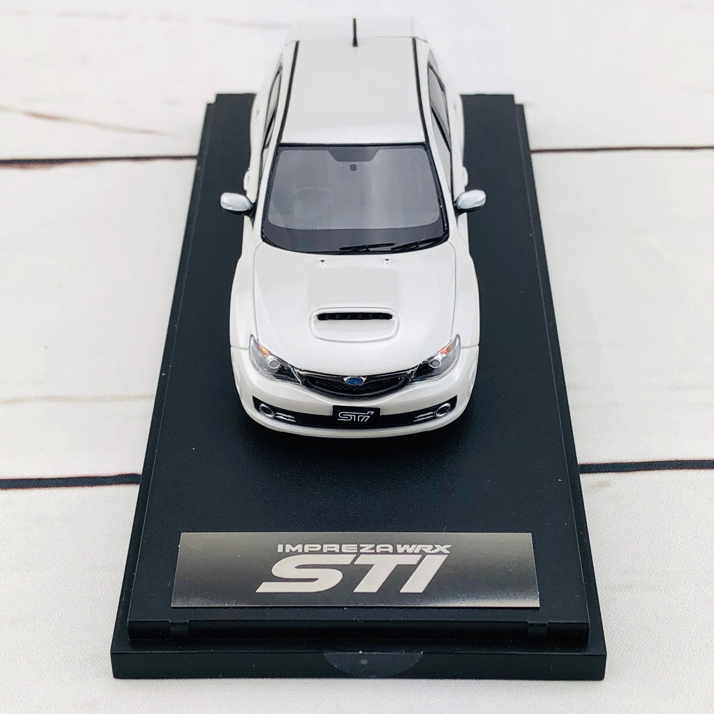 Mark43 1/43 SUBARU Impreza WRX STI (GRB) Satin White Pearl PM4370W