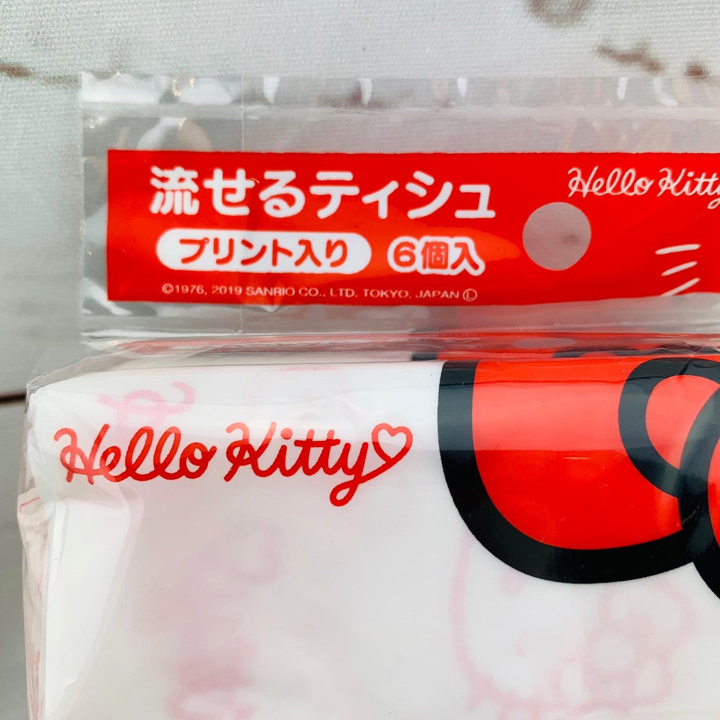 Hayashi Hello Kitty Pocket Size Tissue x 6 Packs