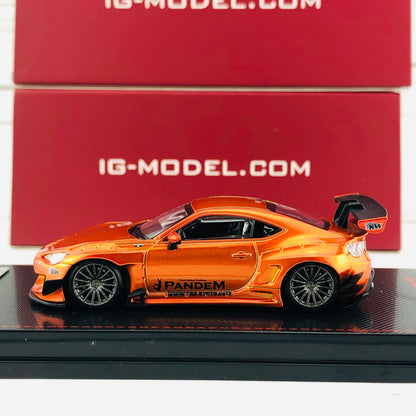 Ignition Model 1/64 Pandem Toyota 86 V3 Orange Metallic 1404