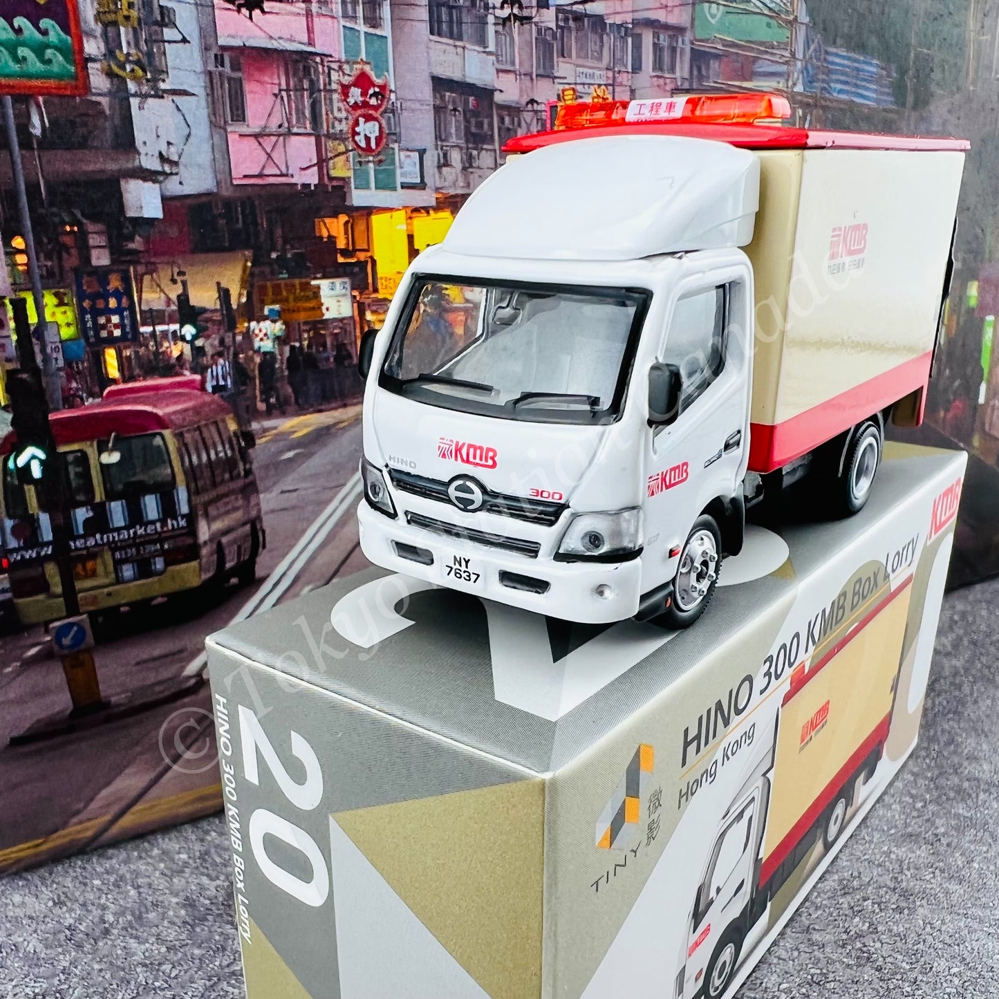 TINY 微影 20 HINO 300 KMB Box Lorry 日野 300 九巴貨車 KMB2020002