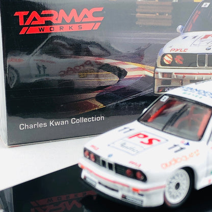 Tarmac Works 1/64 BMW M3 E30 Macau Guia Cup Race 1993 Winner Charles Kwan T64-009-93MAC