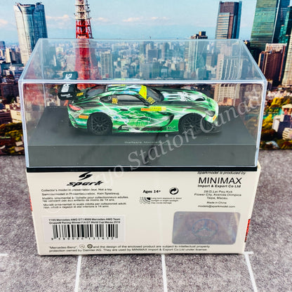 Sparky 1/64 MERCEDES-AMG GT3 NO.999 MERCEDES-AMG TEAM GRUPPEM RACING WINNER FIA GT WORLD CUP MACAU 2019 RAFFAELE MARCIELLO Y165