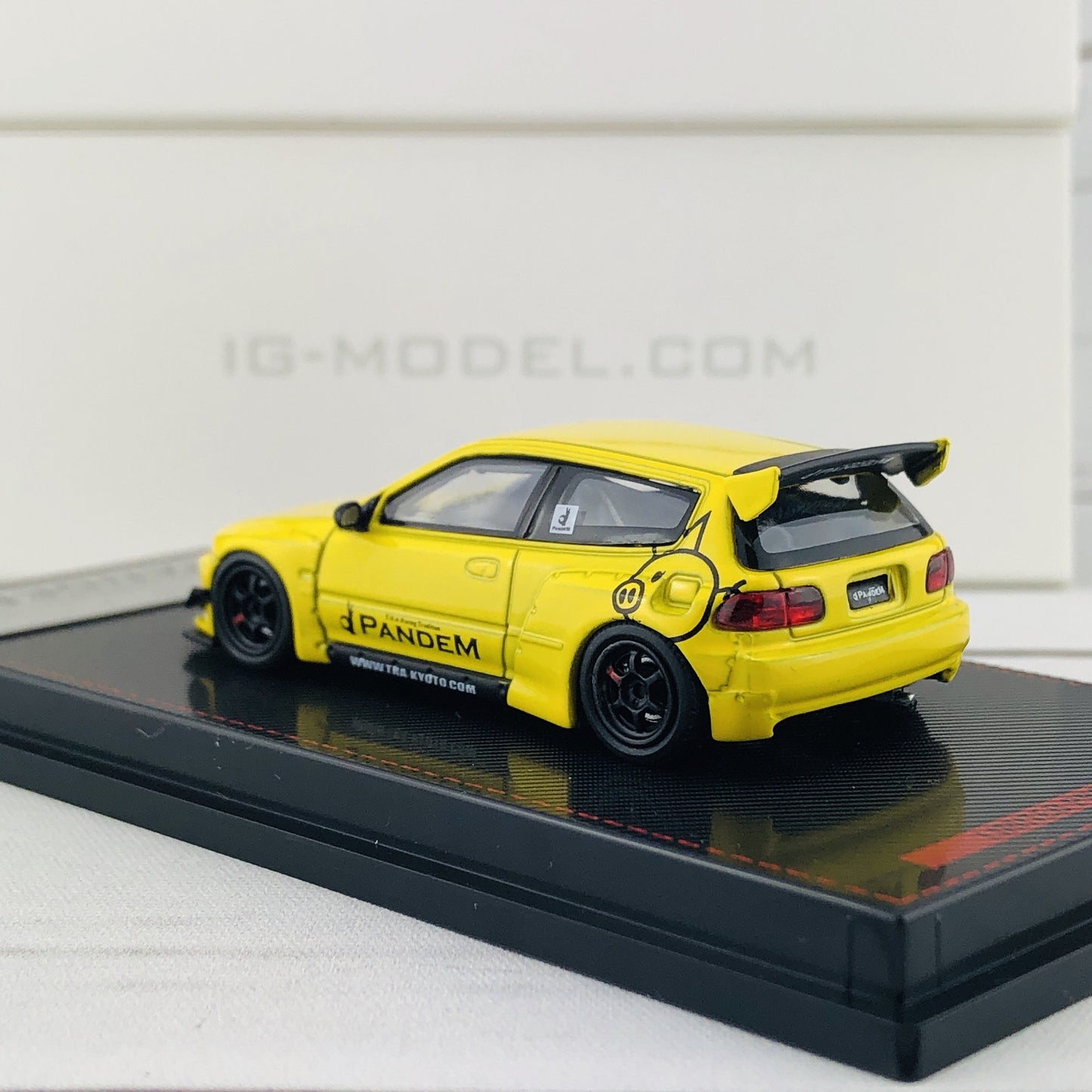 Ignition Model 1/64 Pandem Civic (EG6) Yellow 1416