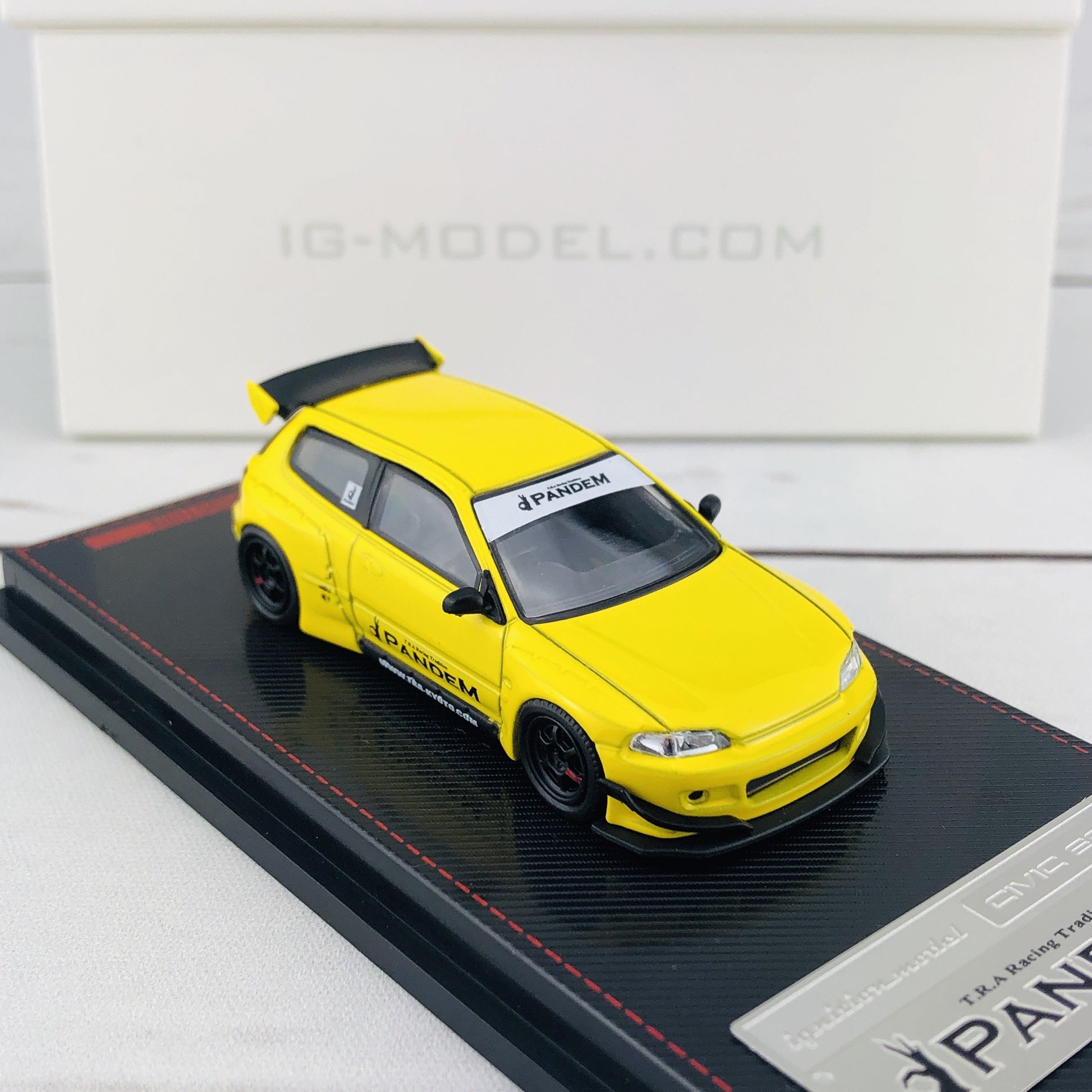 Ignition Model 1/64 Pandem Civic (EG6) Yellow 1416
