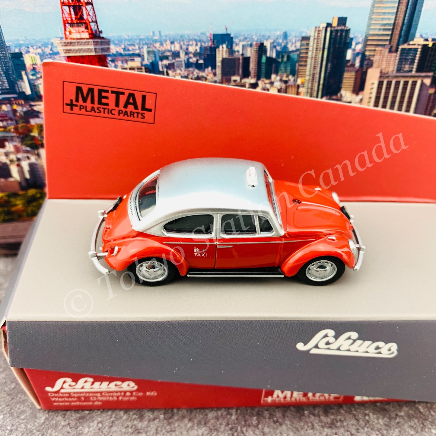 Schuco 1/64 VW Kafer Hong Kong Taxi Toyeast Limited Edition 452021500