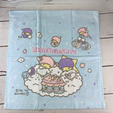 Little Twin Stars 100% Cotton Towel 35cm x 34cm by Sanrio Original B5271 Blue