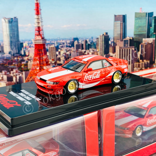 INNO64 x TOYEAST 1/64  COCA-COLA NISSAN SILVIA S13 ROCKET BUNNY V2 COKE037