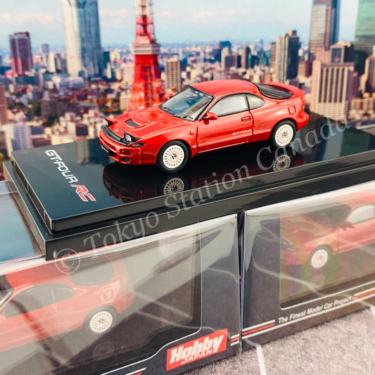 HOBBY JAPAN 1/64 Toyota CELICA GT-FOUR RC ST185 Customized Version Dish Wheel Super Red II HJ641023CR