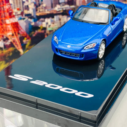 HOBBY JAPAN 1/64 Honda S2000 AP1 Type 200 Bermuda Blue Pearl HJ641020BL