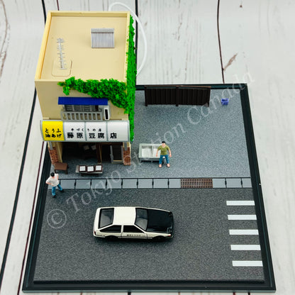 AUTOmodel 1/64 Initial D Tofu Shop Diorama with USB Powered Lighting