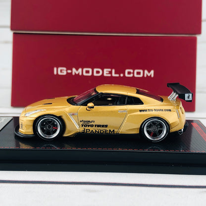 Ignition Model 1/64 Pandem R35 GTR Gold 1744