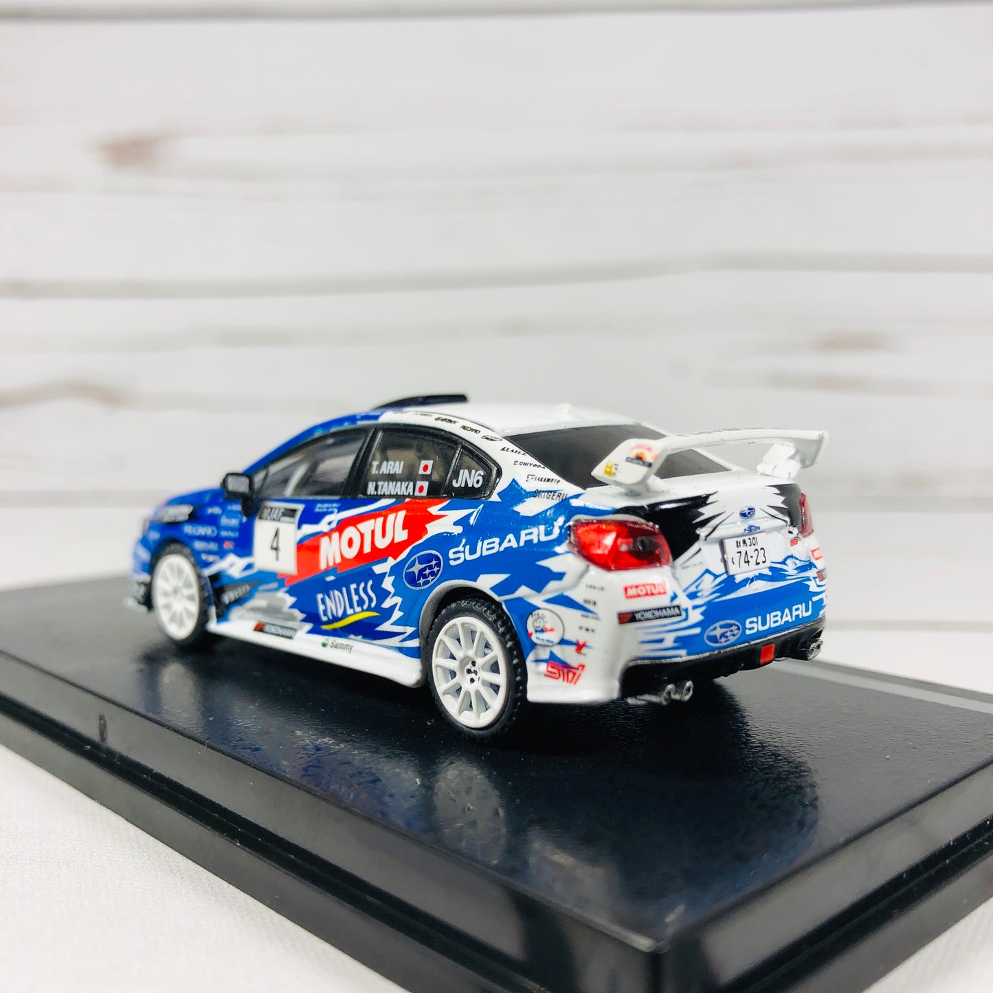 Tarmac Works 1/64 Subaru WRX STI All Japan Rally Championship 2016 #4 T64-016-JRC