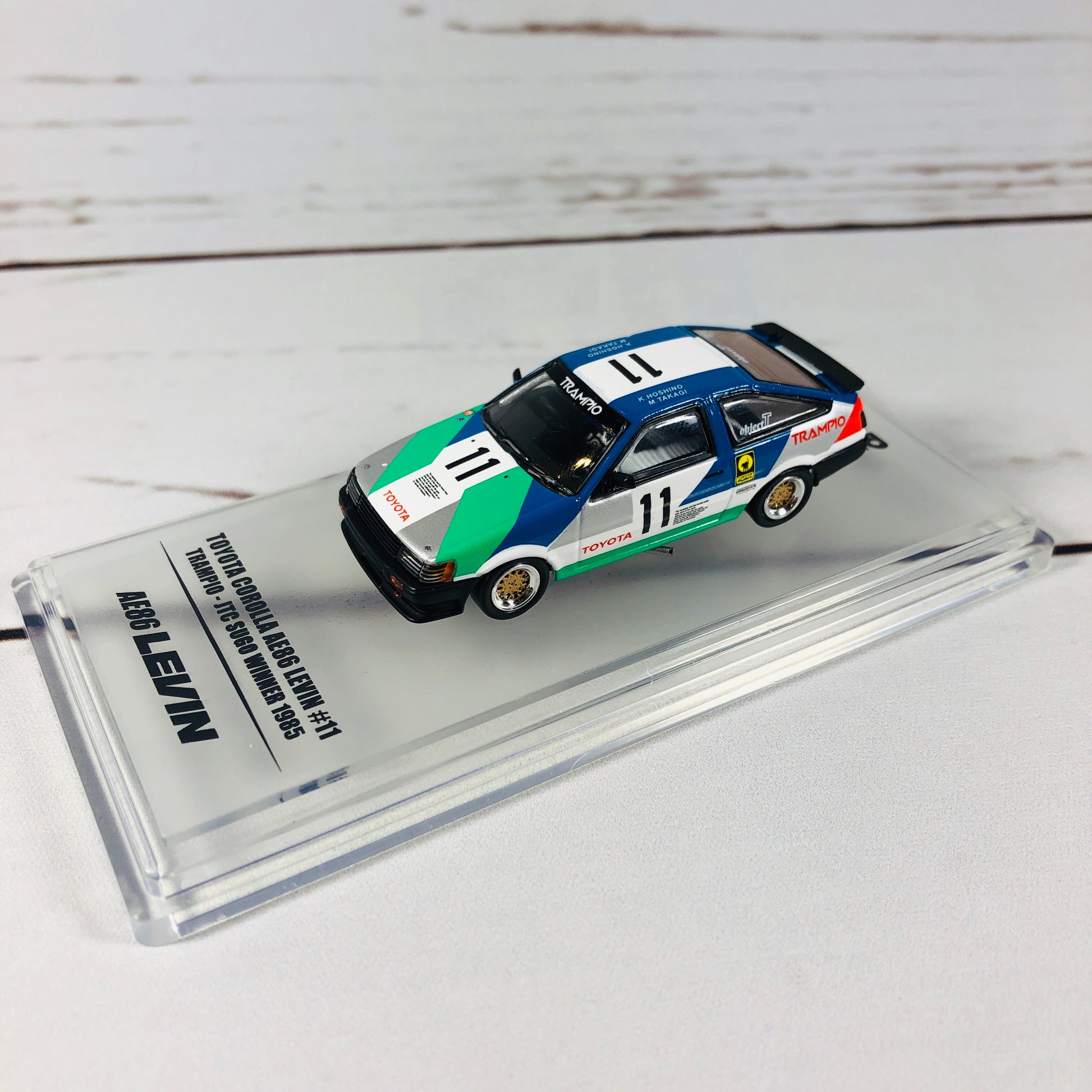 INNO64 TOYOTA COROLLA AE86 LEVIN #11 "TRAMPIO" JTCC 1985 