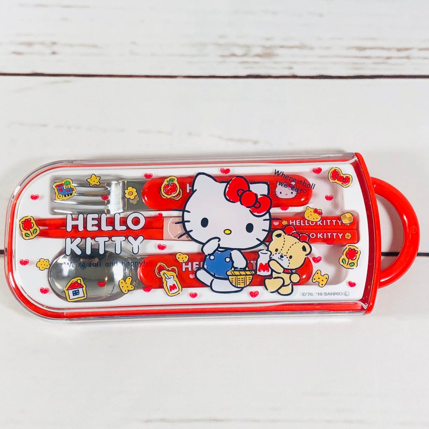 HELLO KITTY Cutlery Set by SKATER TCS1AM