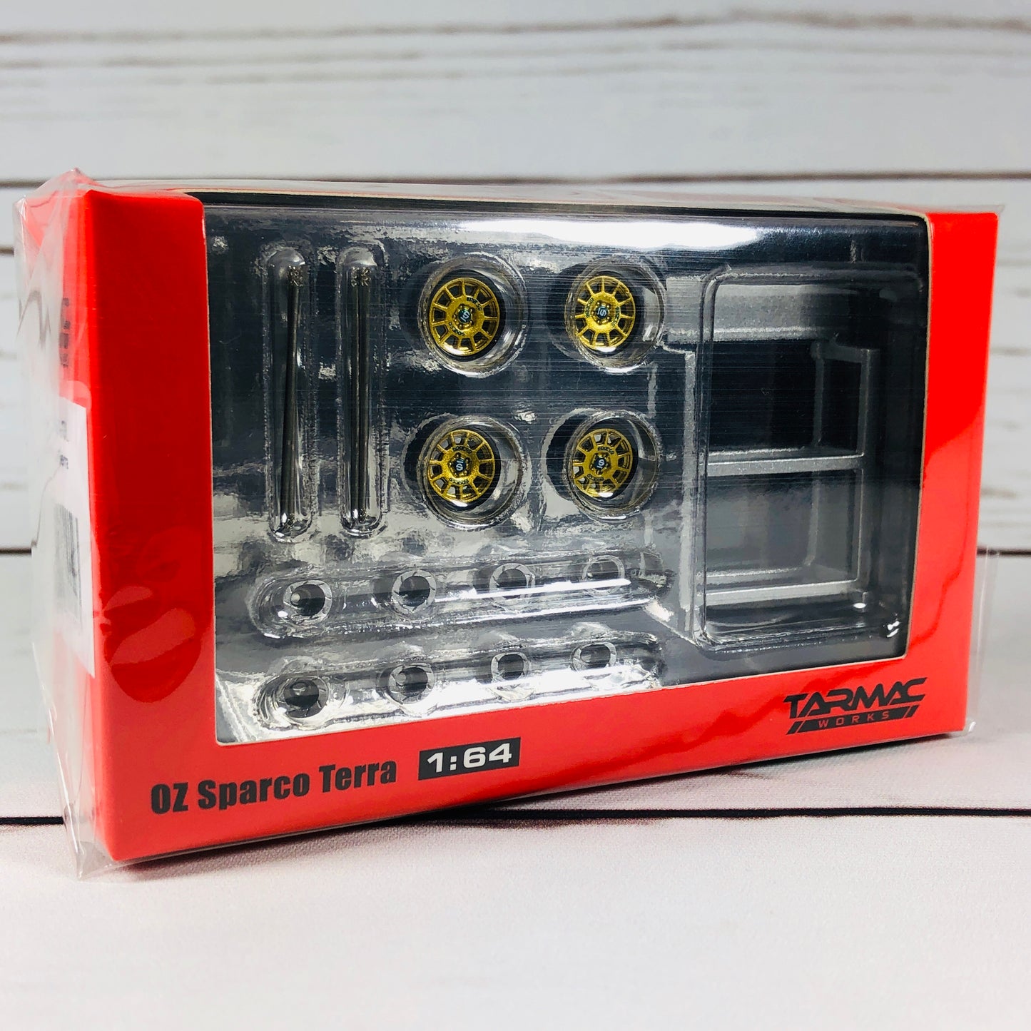 Tarmac Works 1/64 Accessories OZ Sparco Terra Gold Wheel