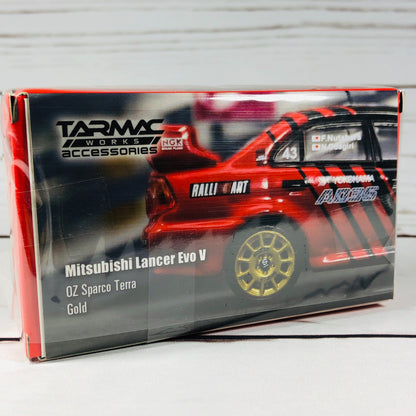 Tarmac Works 1/64 Accessories OZ Sparco Terra Gold Wheel