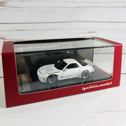 Ignition Model 1/64 Rocket Bunny RX7 (FD3S) White 1411