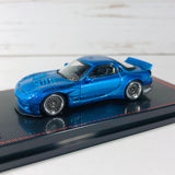 Ignition Model 1/64 Rocket Bunny RX7 (FD3S) Blue Metallic - Tarmac Works Exclusive Color