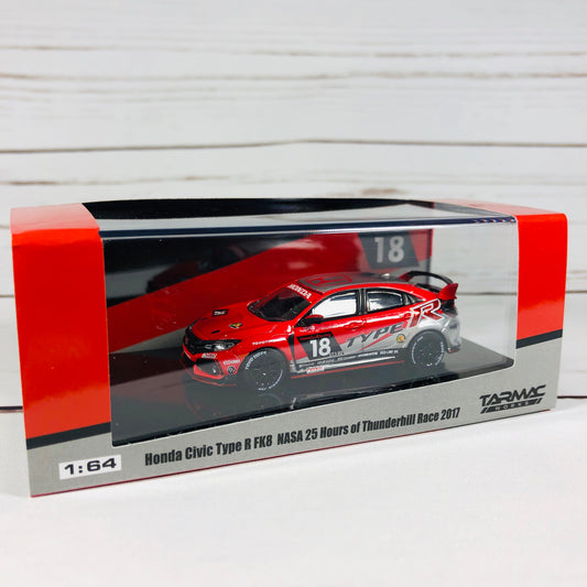 Tarmac Works 1/64 Honda Civic Type R FK8 NASA 25 Hours of Thunderhill #18 T64-014-NASA