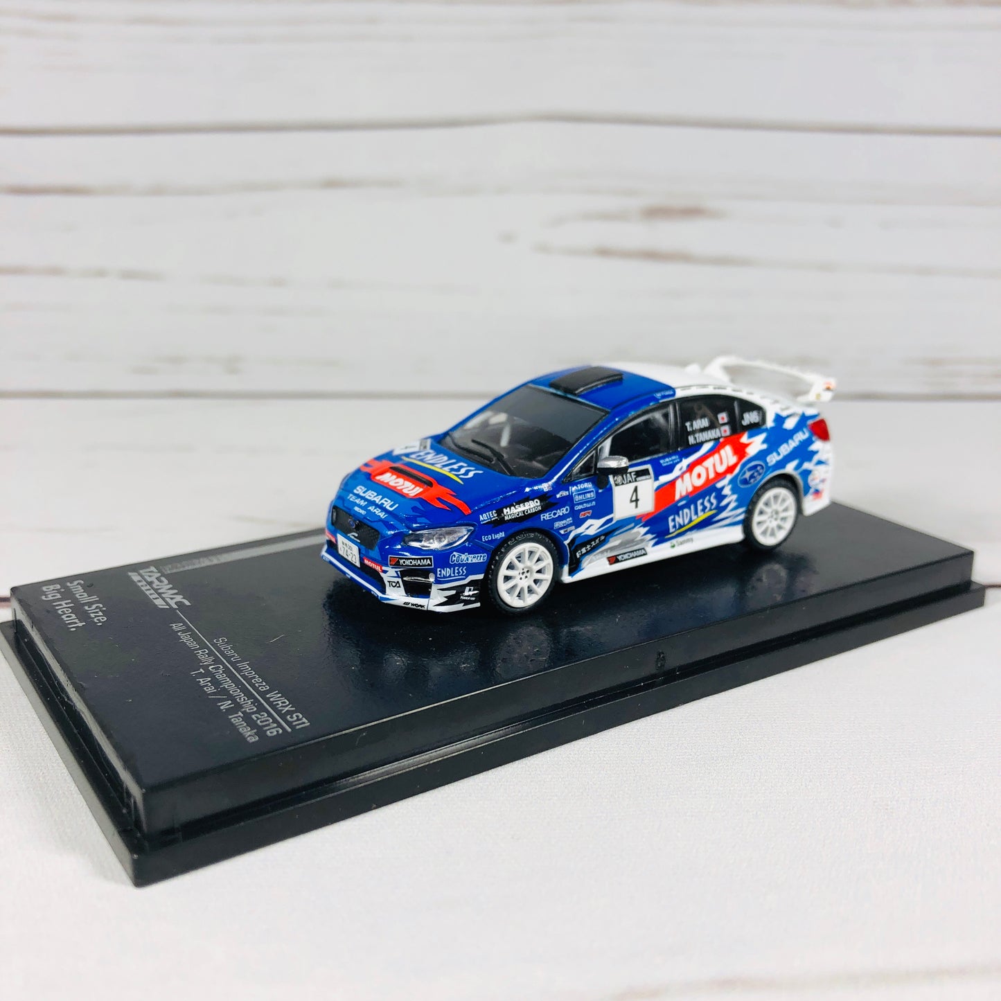Tarmac Works 1/64 Subaru WRX STI All Japan Rally Championship 2016 #4 T64-016-JRC