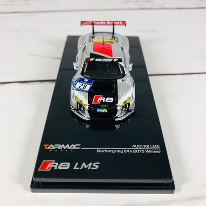 Tarmac Works 1/64 Audi R8 LMS 2015 - Nurburgring 24H 2015 Winner #28 T64-007-15N24