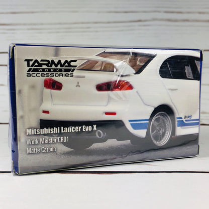 Tarmac Works 1/64 Accessories Work Meister CR01 Matte Carbon Wheel