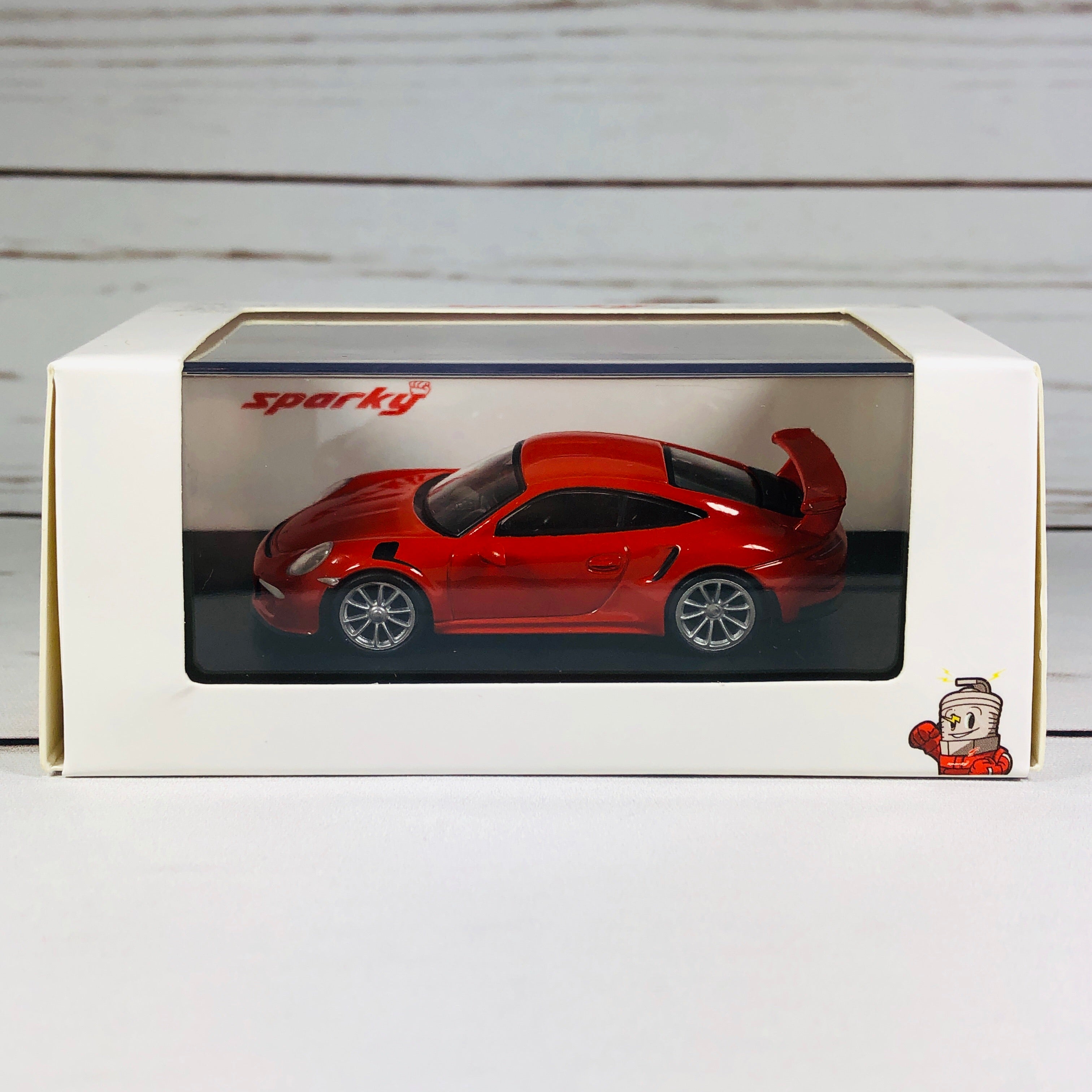 Sparky 1/64 Porsche 911 GT3 RS 2016 Lava Orange Y071 – Tokyo Station
