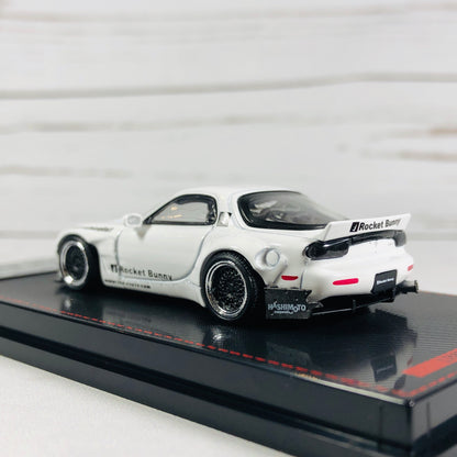 Ignition Model 1/64 Rocket Bunny RX7 (FD3S) White 1411