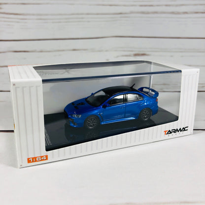 Tarmac Works 1/64 Mitsubishi Evo X Final Edition - Octane Blue