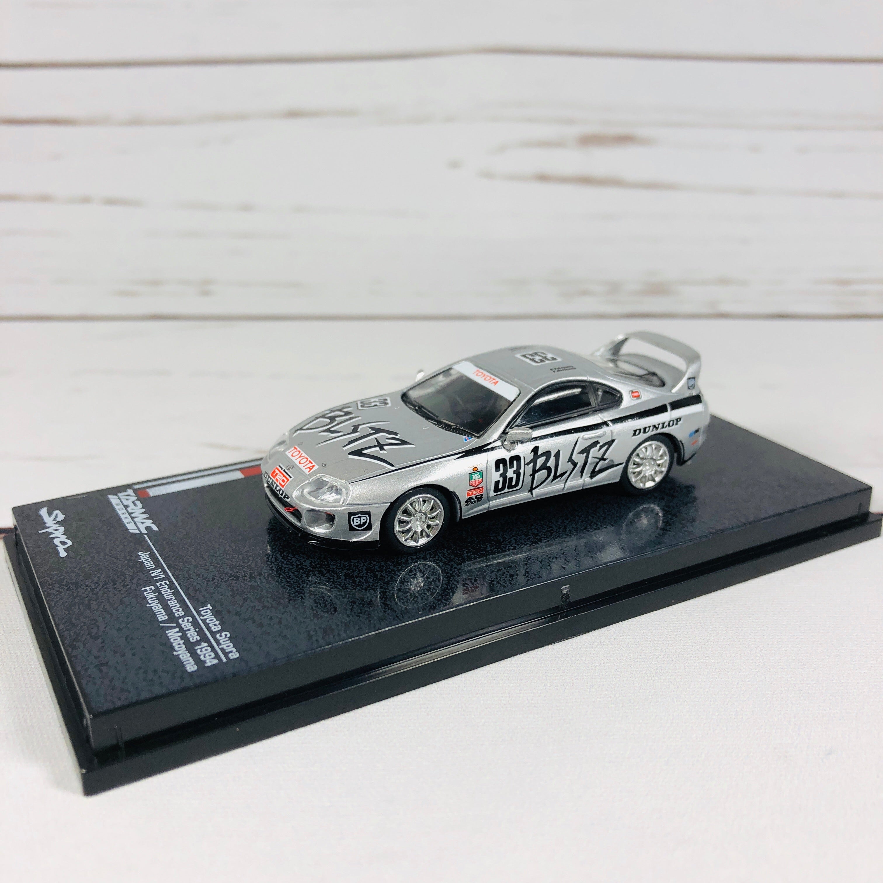 Tarmac Works 1/64 Toyota Supra Team Blitz Group N #33 – Tokyo Station