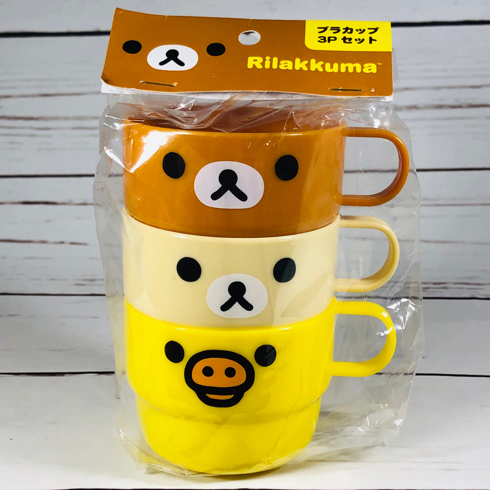 Rilakkuma Stackable Mug Set of 3 pcs 230ml RK-5526271FC