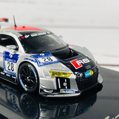 Tarmac Works 1/64 Audi R8 LMS 2015 - Nurburgring 24H 2015 Winner #28 T64-007-15N24