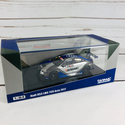 Tarmac Works 1/64 Audi RS3 LMS TCR Asia 2017 - Tarmac Works / Phoenix Racing Asia - SK Tong T64-013-17TCR8