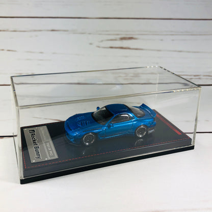 Ignition Model 1/64 Rocket Bunny RX7 (FD3S) Blue Metallic - Tarmac Works Exclusive Color